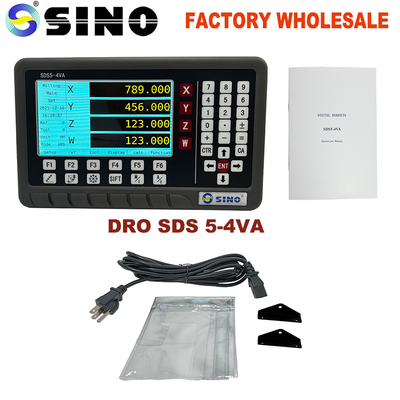 Sistema de leitura DRO LCD de 4 eixos que mede SINO SDS 5-4VA para máquinas-ferramentas de torno fresador