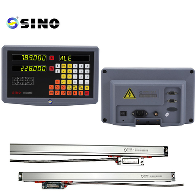 Sistema de Readout DRO de 2 Digitas da linha central SINO SDS2MS Glass Linear Scale para a máquina do torno