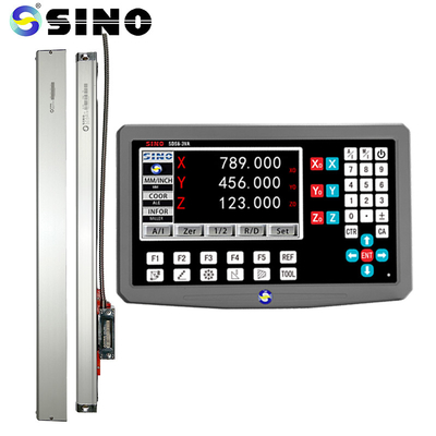 SINO 3 Axis DRO Measuring Machine SDS6-3Va Sistema de leitura digital Encoder linear para moagem do torno CNC RoHS