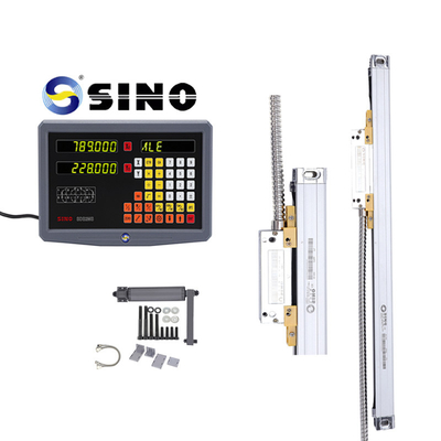 SINO Digital Linear Scale Grating Ruler SDS2MS Escala de vidro linear de dois eixos em um display de leitura digital