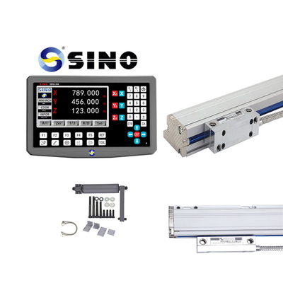 SINO SDS6-3VA 3 eixos DRO Display de leitura digital para tornos, codificador de escala de vidro linear, régua de grade