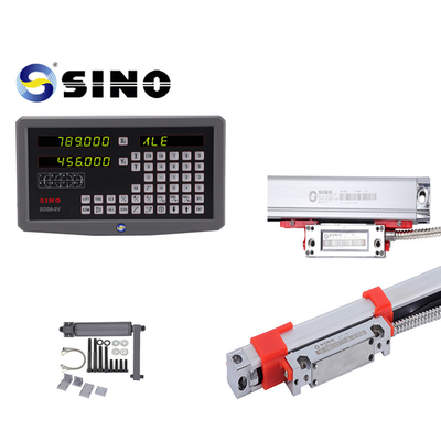 Sistema de leitura digital SINO SDS6-2V na fresagem e no processamento de tornos