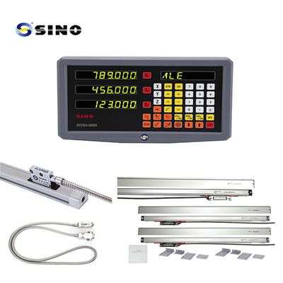 Sistema de leitura digital SINO SDS2-3MS para tornos e fresadoras com visualização numérica de 3 eixos