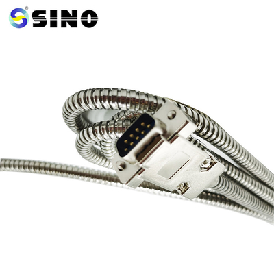 Torneio de alta precisão 1μM Escala linear Leitura digital DRO 2/3 Encoder de eixo para o torneio SINO KA600-2100mm