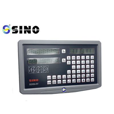 7 escala de vidro linear ótica da linha central de Kit Sino SDS6-2V 2 do Readout do diodo emissor de luz DRO Digitial dos dígitos