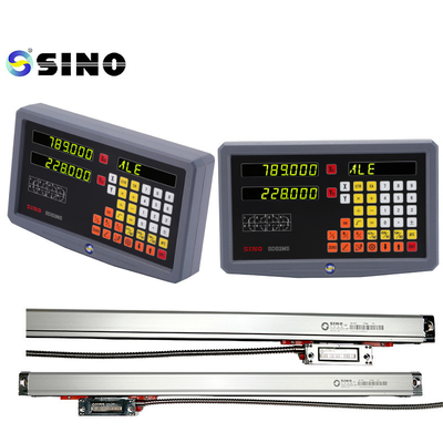 SINO SDS2MS Leitura digital 2 eixos Ópticos com ângulo de codificador linear comprimento 7-102cm para fresadora