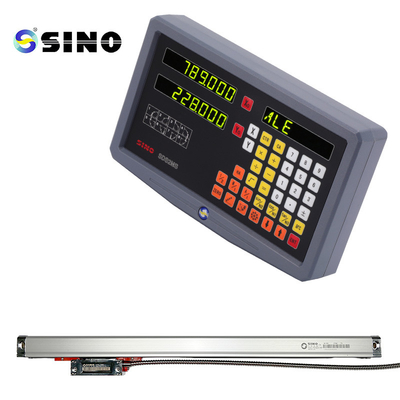 SINO SDS2MS Leitura digital 2 eixos Ópticos com ângulo de codificador linear comprimento 7-102cm para fresadora