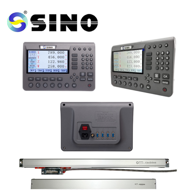 Conjunto de medidor de exibição de leitura digital para moedor de torno CNC e EDM SINO SDS200 Kit DRO de fresagem