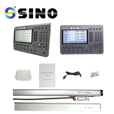 Kit DRO de moagem de tornos CNC EDM SINO SDS200 com conjunto de medidor de exibição de leitura digital