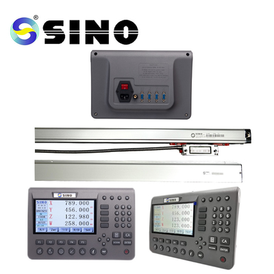 SINO 4 Eixo SINO Sistema de Leitura Digital SDS200 DRO Metal LCD Com Kit de Encoder Linear Para Máquina de Reboque