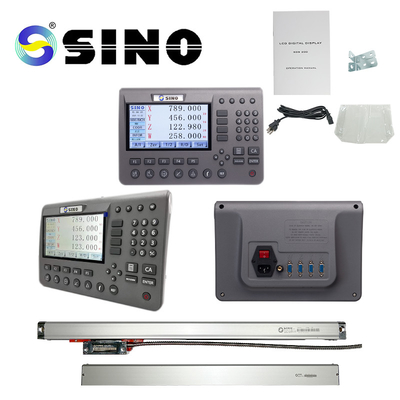 2 eixos DRO SDS 200 Kit Metal LCD Full Touch Screen Resolução 0,005mm Prático para máquina de fresagem