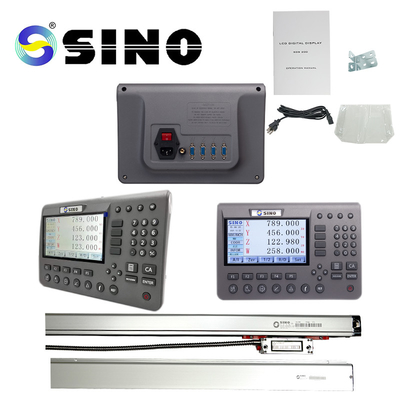 SDS200 Máquina de leitura digital DRO de 2 eixos com codificador linear multilíngue para máquina de moagem