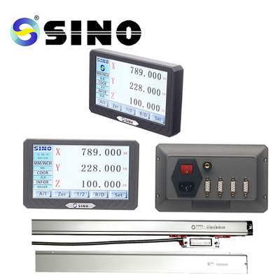 Escala linear de vidro do SINO DRO Kit Test Instruments Digital Readout sistema de SDS200S para a máquina de perfuração do torno