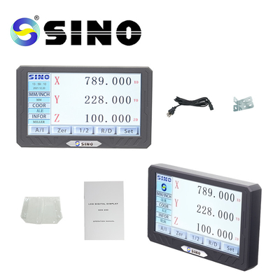 Kit de leitura digital para máquinas de fresagem SINO 200S DRO Sensor óptico Sistema de escala linear