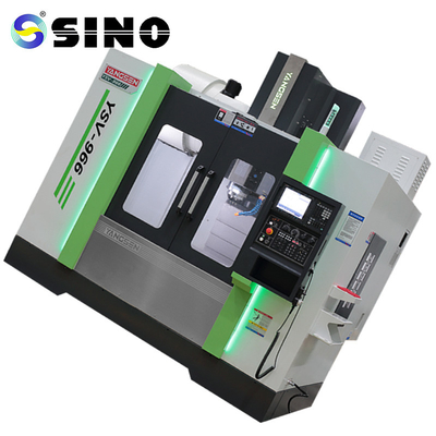 Tipo do sistema YSV 966 do CNC da linha central da máquina de trituração do metal do CNC de DRO SINO 3