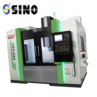 Máquina de torno CNC SINO com 550 mm de largura Características de alta precisão e opera verticalmente