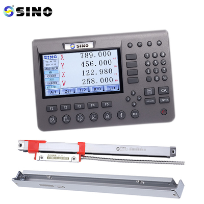 SDS200 DRO SINO Sistema de leitura digital de 4 eixos com Kit LCD metálico e codificador linear para fresadoras