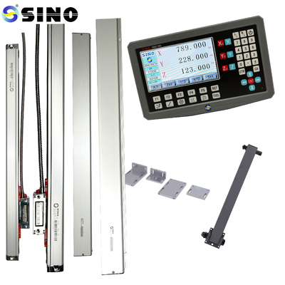 LCD DRO 3 eixos leitura digital AC220V 110V 70-1020mm Escala linear Encoder Grating Linear