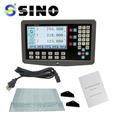 SINO SDS2-3VA 3 eixos DRO medidor de leitura digital com calculadora de 16/32 bits Frequência de entrada 5MHz