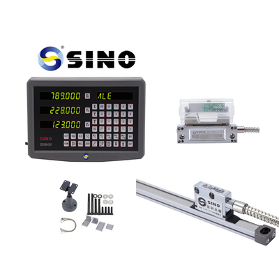 SINO SDS6-3V Medidor de Escala Linear de Vidro Máquina de Torno Leitura Digital DRO 3 eixo 1um