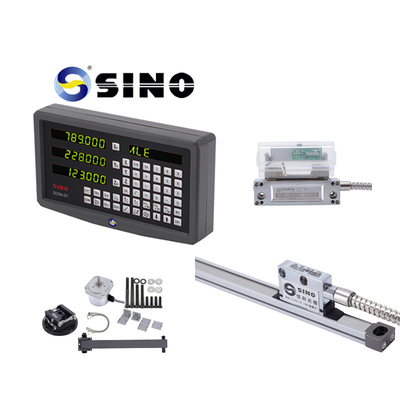 SINO SDS6-3V Medidor de Escala Linear de Vidro Máquina de Torno Leitura Digital DRO 3 eixo 1um
