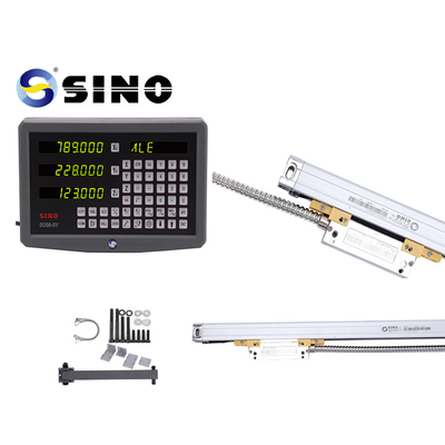 Um conveniente leitor digital SDS6-3V para máquinas de fresagem e moagem e sua régua de grade SINO correspondente