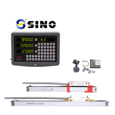 SINO 3 Axis SDS6-3VA DRO Display TTL Com Escala Encoder Linear Uma Série De KA Para Torno Moagem Máquina de Perforação CNC