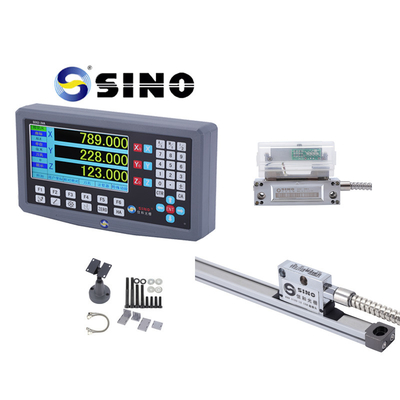 Display de leitura digital SDS2-3VA e Linear High Precision Glass Ruler da série 1um/5umKA