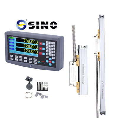 Display de leitura digital de alta resolução SDS2-3VA-Dro e SINO Ruler de grade fechado em vários processamentos de metais