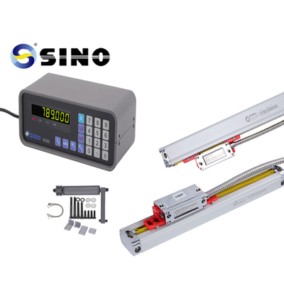 Sistema DRO SDS3-1 de Leitura Digital SINO de Eixo Único TTL Com Encoder Linear e Capa Transparente Para Torno e Fresadora
