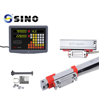 Leitor de display óptico de 2 eixos SINO com encoder linear, comprimento 70-1020mm, para fresadoras, tornos e furadeiras