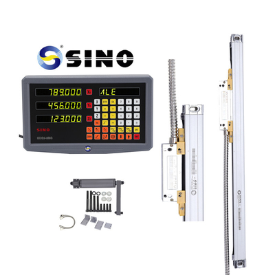 Sistema de leitura digital SINO SDS2-3MS DRO para tornos e fresadoras com exibição numérica de 3 coordenadas