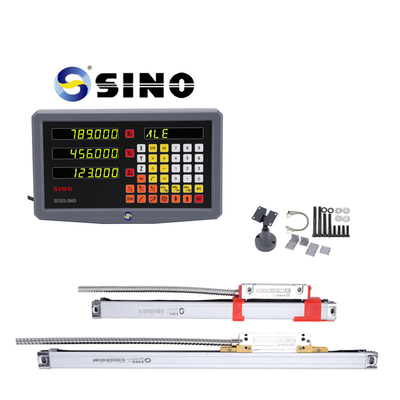 Sistema de leitura digital SINO SDS2-3MS leitura de exibição digital DRO com codificador linear de três eixos para máquina de fresagem de torno