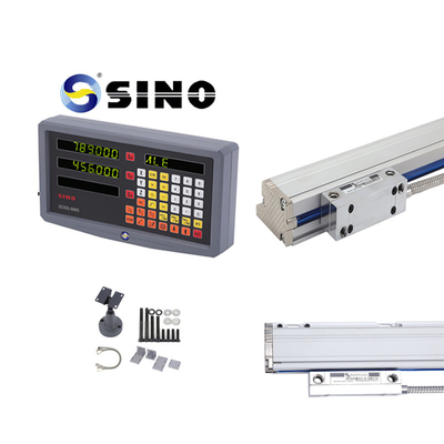 Display digital SINO SDS2-3MS com correção de erros lineares e lineares equipado com régua de grade linear