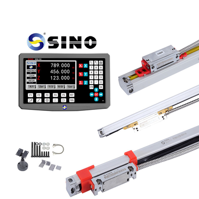 SINO SDS6-3VA 3 eixos DRO Display de leitura digital para tornos, codificador de escala de vidro linear, régua de grade