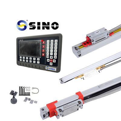 Suporte a 4 eixos SINO SDS5-4VA Display de leitura digital e KA Linear Glass Grating Ruler