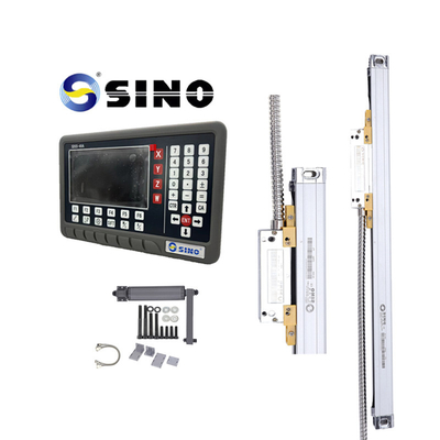 Sensor de codificação em escala linear de vidro completo para torno de fresagem com leitura digital LCD de 4 eixos
