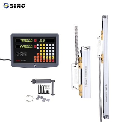 Utilizado em máquinas de fresagem com 5Um-30-3000mm de diâmetro Escala de vidro linear com um display digital SDS2MS de 2 eixos