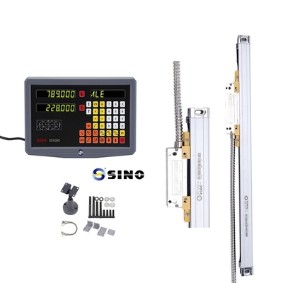 Leitura digital KA300 Escala linear de vidro Sino SDS2MS DRO para máquina de fresagem de torno