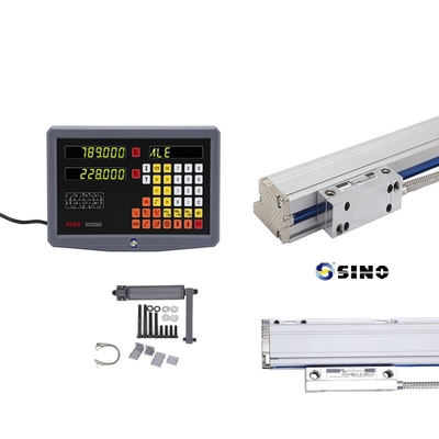 SINO TTL RoHS Leitura Digital de 2 Eixos SDS2MS Para Torno, Sistemas de Medição DRO Multifuncionais Com Encoder Linear