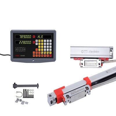 Máquina de Leitura Digital de 2 Eixos SINO SDS2MS Com Encoder Linear AC 100-240V Sistema de Leitura Digital SINO SDS2MS Multifuncional