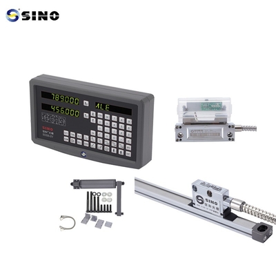 2 eixos de leitura digital SINO SDS6-2V DRO com kits de LED de metal Duas régulas lineares para máquina de fresagem