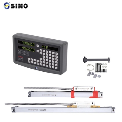 SINO SDS6-2V DRO 2 eixo leitura digital com metal LED kits dois linear encoder lineares para moagem máquina de torno