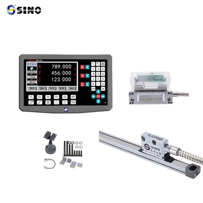 SINO SDS6-3VA Três eixos moedor de torno de fresagem com leitura digital SiNO RS422 DRO Escala linear codificador óptico