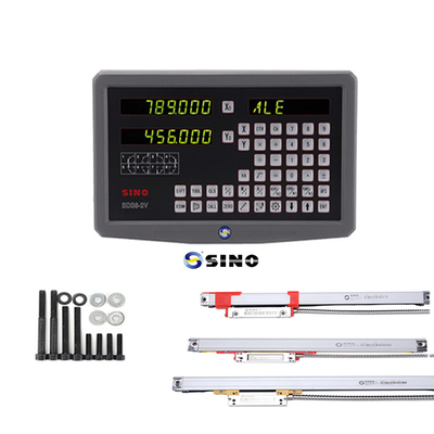 SINO SDS6-2V Leitura Digital Metal LED Leitura Digital 2 eixos DRO Kits 60Hz Para máquina de fresagem