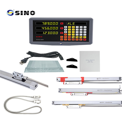 Sistema de leitura digital SINO SDS2-3MS com exibição numérica de 3 coordenadas para tornos e fresadoras