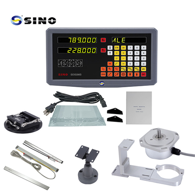 Sistema de leitura digital (DRO) de dois eixos SINO SDS2MS para tornos com RoHS, sistemas de medição multifuncionais