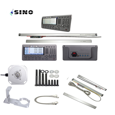 Sistema de leitura digital SINO 4 eixos SDS200 Metal LCD 285x195x53cm Durável para máquina de fresagem de torno