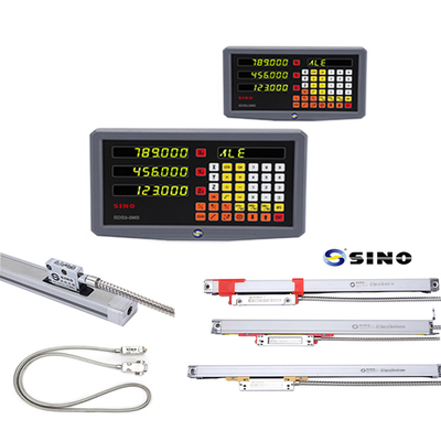 Sistema de leitura digital SINO SDS2-3MS 15VA DRO prático de 3 eixos para plástico Sistema de DRO em escala linear