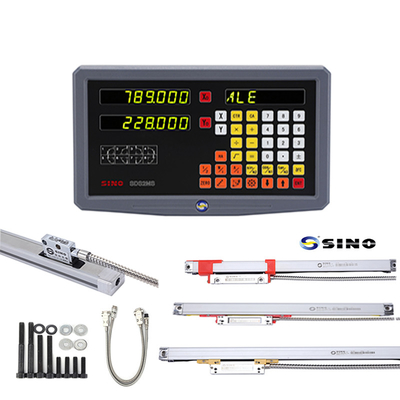 2 eixos SINO SDS2MS DRO leitura digital com escala linear de vidro para máquina de fresagem de torno